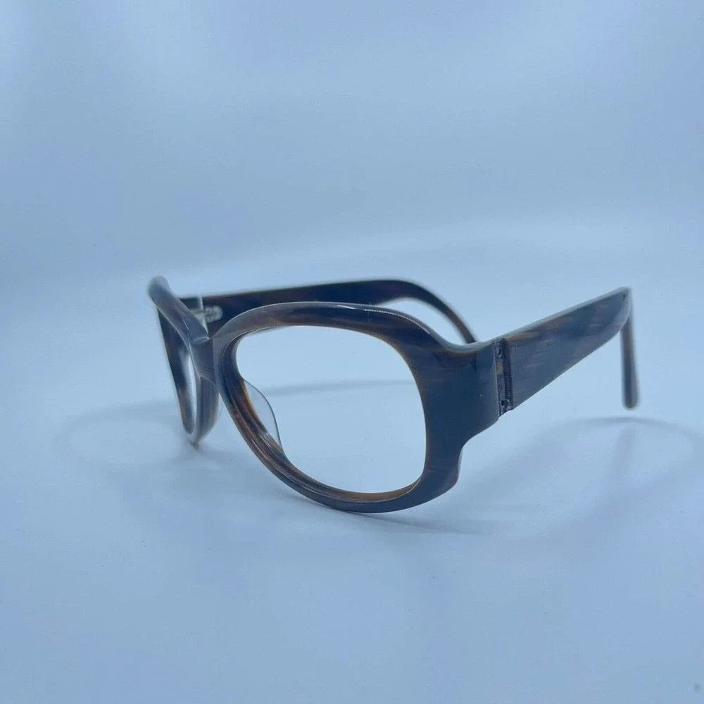 Sigrid Olsen Women's Eyeglasses Frame Mahogany Horn 57-15-130 H6830‎